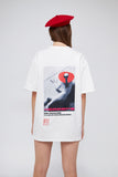 Nude Poster Beyaz Kadın T-Shirt