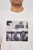 Pablo Beyaz Oversize Erkek T-Shirt - BlasCut - Tarzını arttır